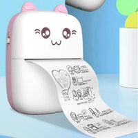 Mini Printer Portable Mini Bluetooth WiFi New Wrong Printer Mobile Phone Photo Title Note Hot Print Pocket Student Error Label Printer - MANDOTOS