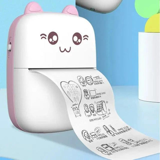 Mini Printer Portable Mini Bluetooth WiFi New Wrong Printer Mobile Phone Photo Title Note Hot Print Pocket Student Error Label Printer - MANDOTOS