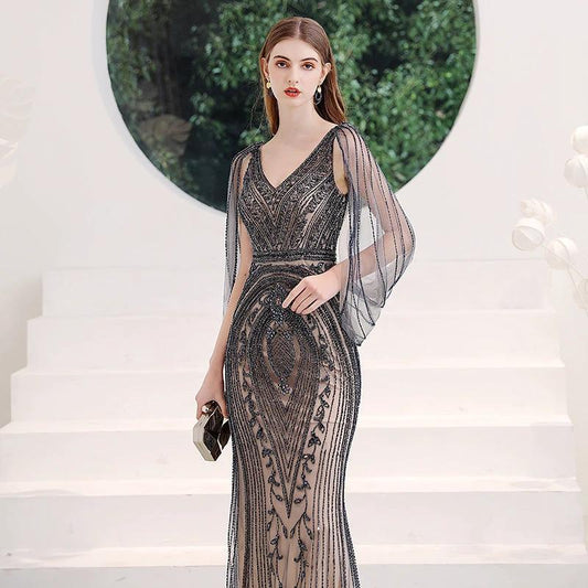 Women's Fashion Temperament Light Luxury Niche Dresses MANDOTOS