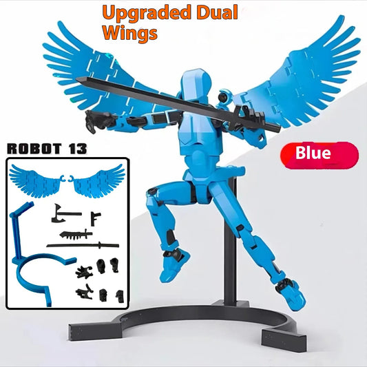 Updated And Hot-sale Multi-Jointed Movable Shapeshift Robot 3D Printed Mannequin Dummy Action Model Doll Toy Kid Gift - MANDOTOS