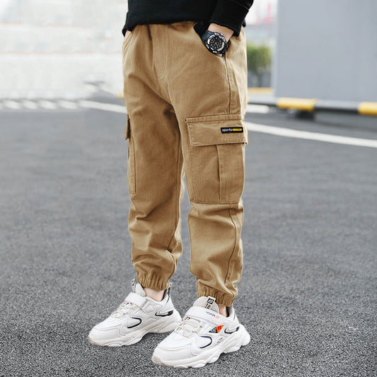 Children's summer trousers from Ancient Energy, large children's overalls with a comfortable fit and casual style.