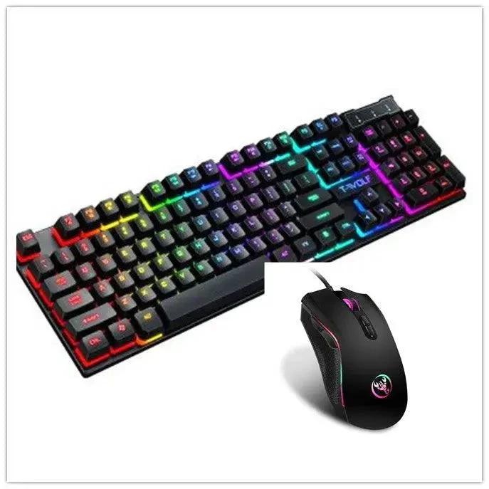 RGB Backlit Gaming Keyboard with Floating Keys - MANDOTOS