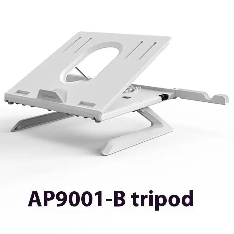 "New Laptop Stand Multifunctional Folding Lift Portable Laptop Stand Monitor Increase Rack Aluminum Alloy Base - MANDOTOS"