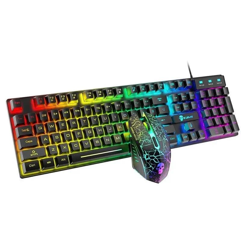 Kuiying T6RGB Luminous Keyboard And Mouse Set - MANDOTOS