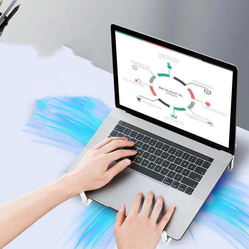 Portable Slim Smart Laptop Cooling Pad USB 3 Fans Gaming Laptop Cooler Fan For 17 Inch Cooler Plug Play For Notebook PC Laptop - MANDOTOS