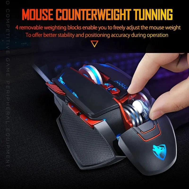 Thunder Wolf V9 gaming mouse gaming machine - MANDOTOS