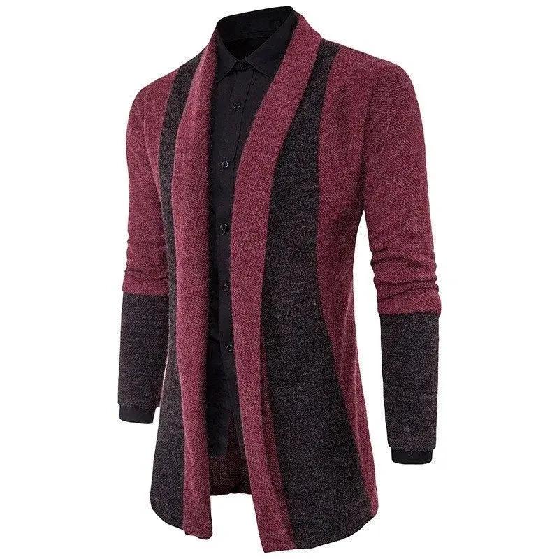 Cardigan Sweater Mens Casual Coat Knitwear Coat Men Clothing - MANDOTOS