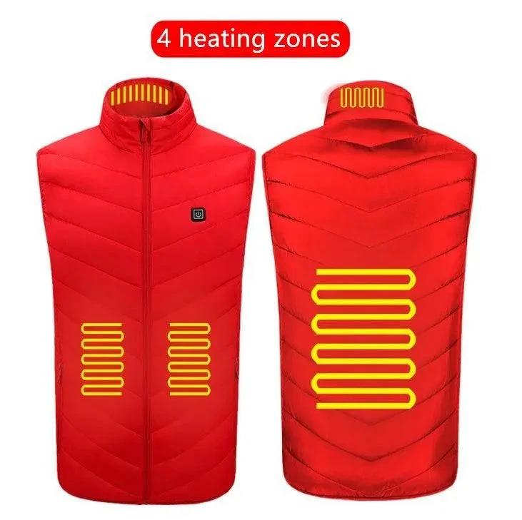 Heated Vest Washable Usb Charging Electric Winter Clothes - MANDOTOS