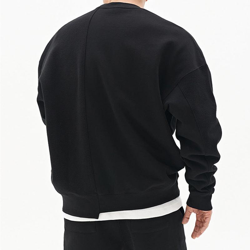 "Pullover Round Neck Sweater Loose Men Clothes - MANDOTOS"