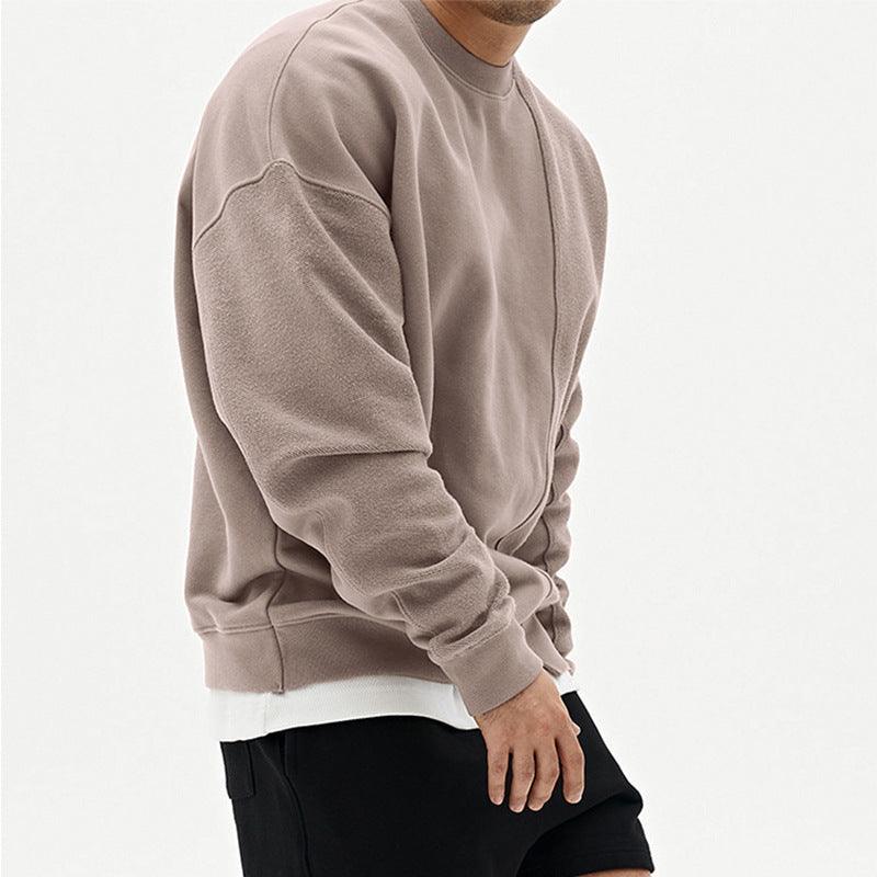 "Pullover Round Neck Sweater Loose Men Clothes - MANDOTOS"