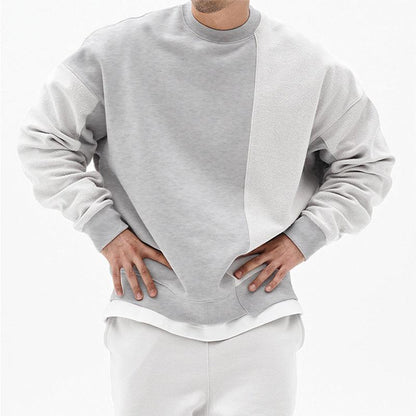 "Pullover Round Neck Sweater Loose Men Clothes - MANDOTOS"