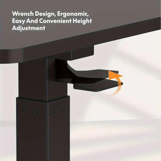 "Standing Scroll Table With Hidden Wheels Side Table Height-adjustable Bed Table - MANDOTOS"
