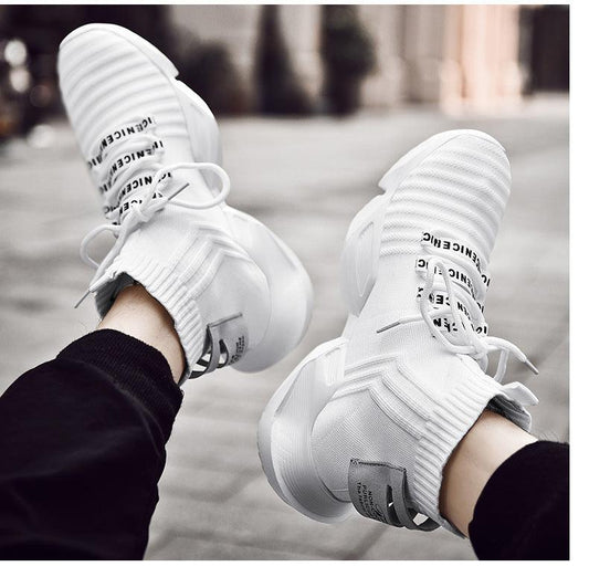 "Socks Shoes Daddy Shoes Sports Shoes Men'S Large Size Trendy Shoes Casual Shoes - MANDOTOS"