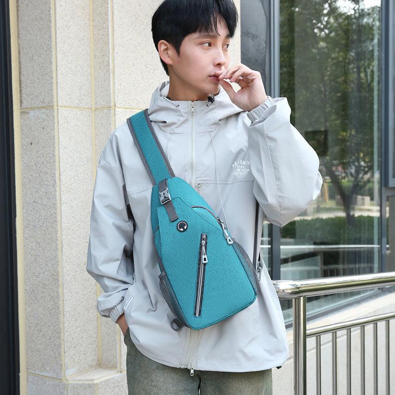 "New Multifunctional Men's Shoulder Crossbody Bag Male Hard-Wearing Canvas Shoulder Messenger Bags Chest Bag - MANDOTOS"