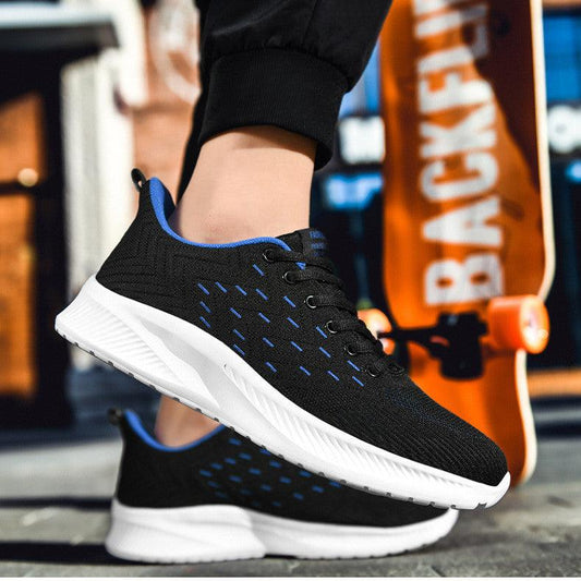 "Sports Flying Woven Cold Sticky Ultralight Casual Running Shoes - MANDOTOS"