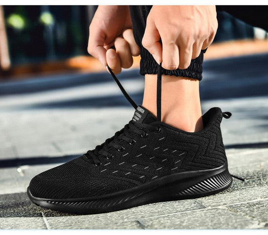 "Sports Flying Woven Cold Sticky Ultralight Casual Running Shoes - MANDOTOS"