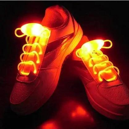 LED Light-Up Shoelaces - Glow in the Dark Shoe Laces - MANDOTOS