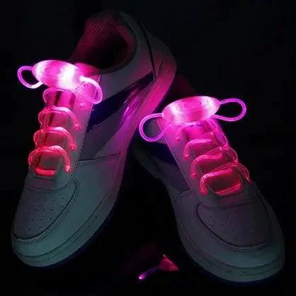 LED Light-Up Shoelaces - Glow in the Dark Shoe Laces - MANDOTOS