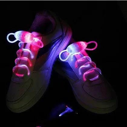 LED Light-Up Shoelaces - Glow in the Dark Shoe Laces - MANDOTOS