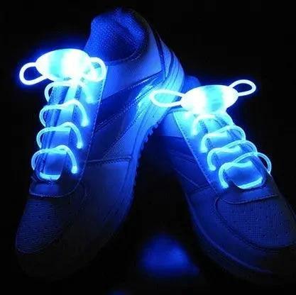 LED Light-Up Shoelaces - Glow in the Dark Shoe Laces - MANDOTOS