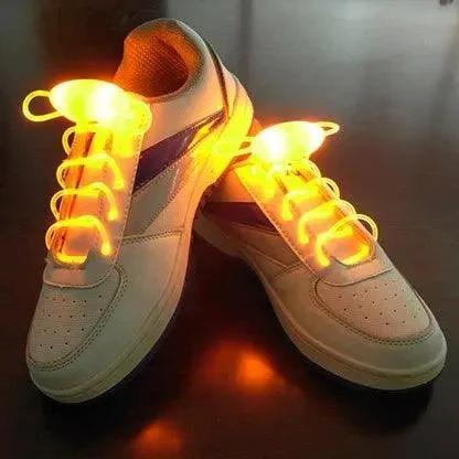 LED Light-Up Shoelaces - Glow in the Dark Shoe Laces - MANDOTOS