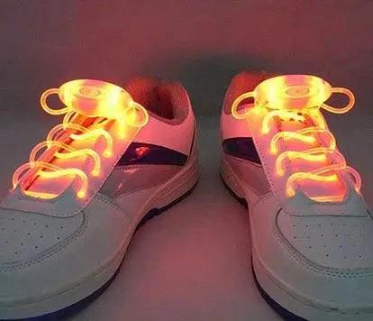 LED Light-Up Shoelaces - Glow in the Dark Shoe Laces - MANDOTOS