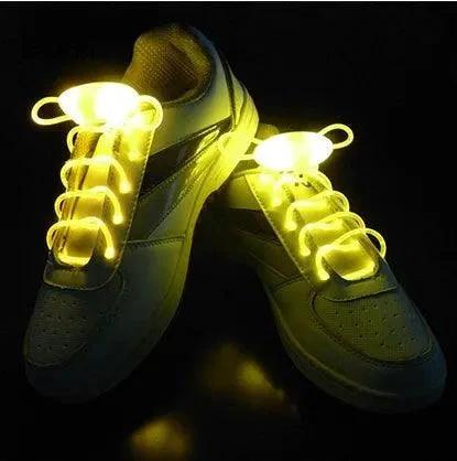 LED Light-Up Shoelaces - Glow in the Dark Shoe Laces - MANDOTOS