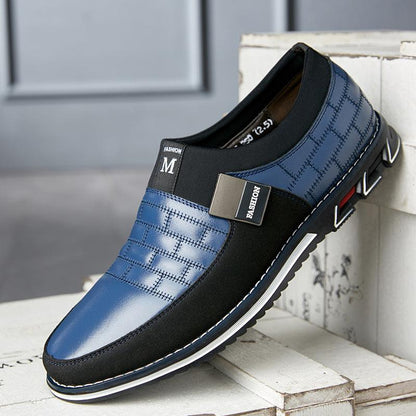 "Leather Shoes Men New Casual Leather Shoes Men - MANDOTOS"