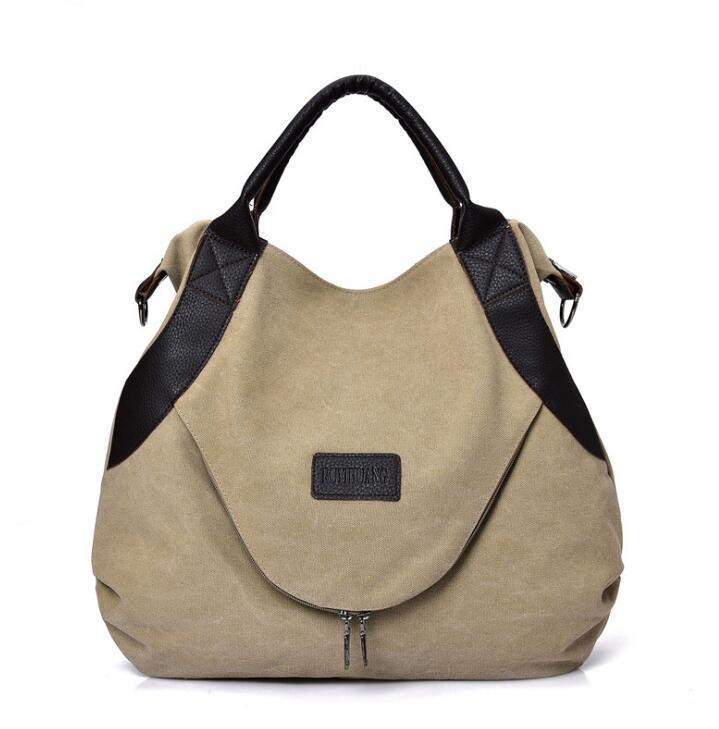 "Handbags Women Minimalist Retro Shoulder Crossbody Vintage Canvas Bag - MANDOTOS"