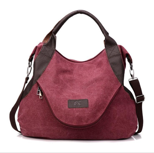 "Handbags Women Minimalist Retro Shoulder Crossbody Vintage Canvas Bag - MANDOTOS"