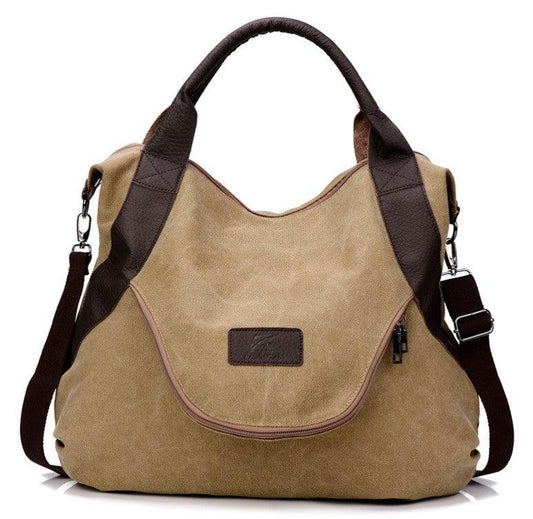 "Handbags Women Minimalist Retro Shoulder Crossbody Vintage Canvas Bag - MANDOTOS"