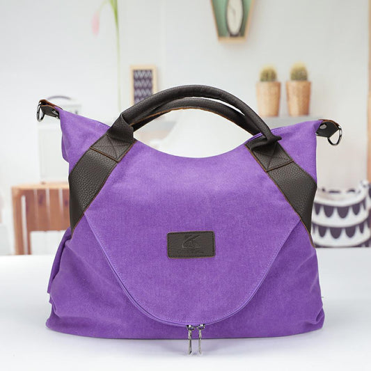 "Handbags Women Minimalist Retro Shoulder Crossbody Vintage Canvas Bag - MANDOTOS"