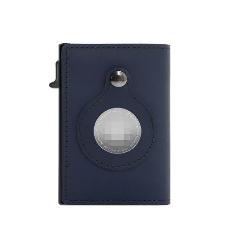 "Rfid Card Holder Men Wallets Money Bag Male Black Short Purse Small Leather Slim Wallets Mini Wallets For Airtag Air Tag - MANDOTOS"