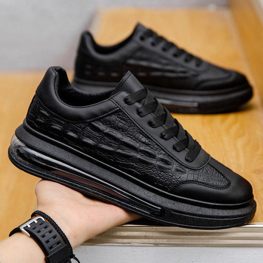 "Trendy Leather Men's Shoes Fashion Casual Sneakers - MANDOTOS"
