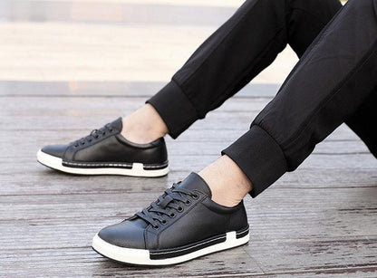"Handmade Men Shoes Casual Trainer Closed - MANDOTOS"