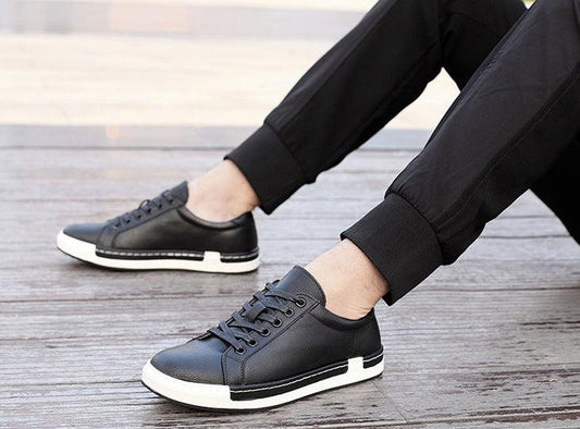 "Handmade Men Shoes Casual Trainer Closed - MANDOTOS"