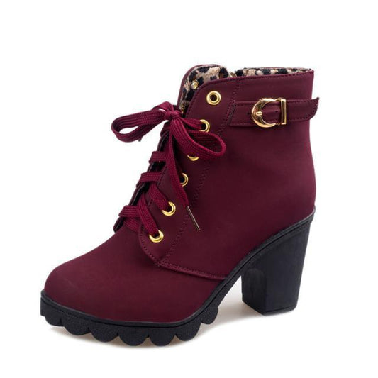"Cross strappy booties with Martin boots - MANDOTOS"