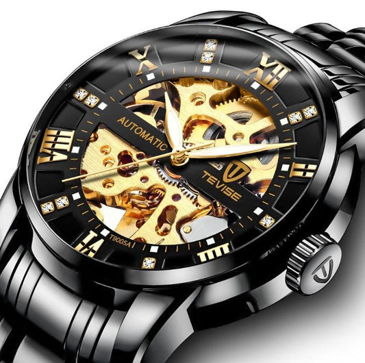 "Men''s Fashion Watch Fashion Automatic Mechanical Watch Hollow Watch Watch Waterproof Men''s Watch - MANDOTOS"