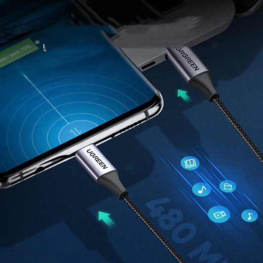 "Double-ended Typec Data Cable Pd Fast Charge Cable Short Typc Two Ends Male To Male - MANDOTOS"
