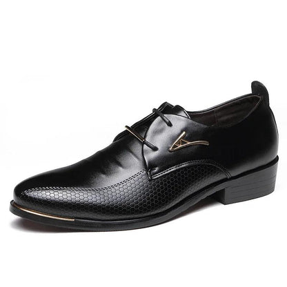 "Men's Casual Leather Shoes - MANDOTOS"