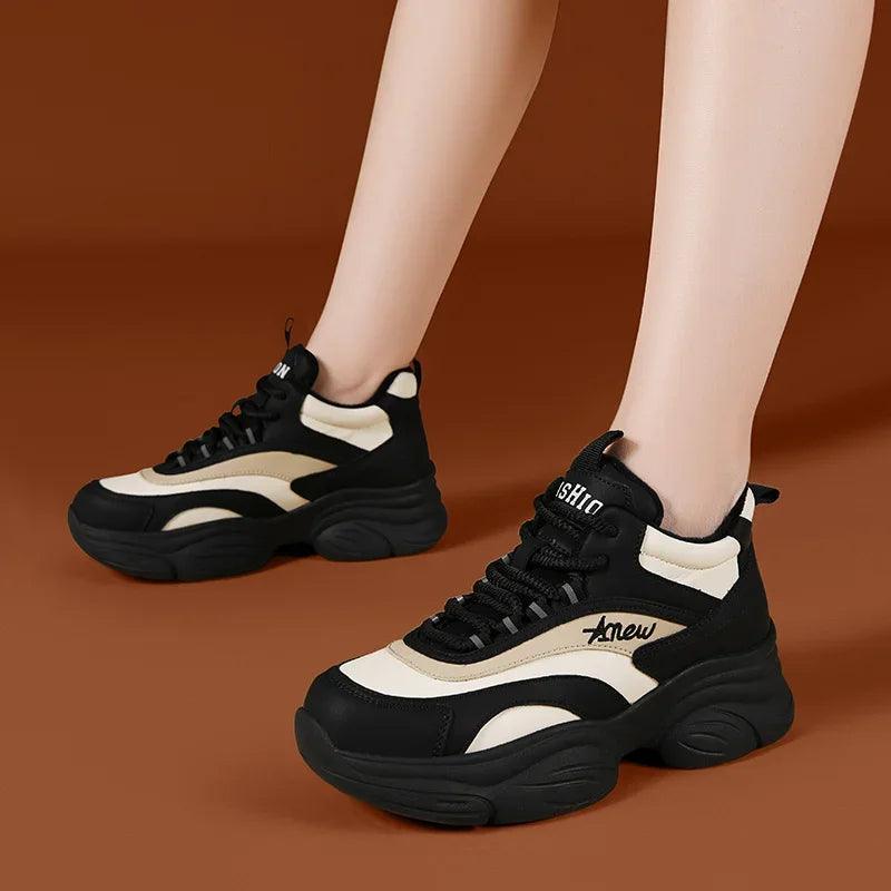 "Winter Plush Cozy Women's Casual Sneakers - MANDOTOS"