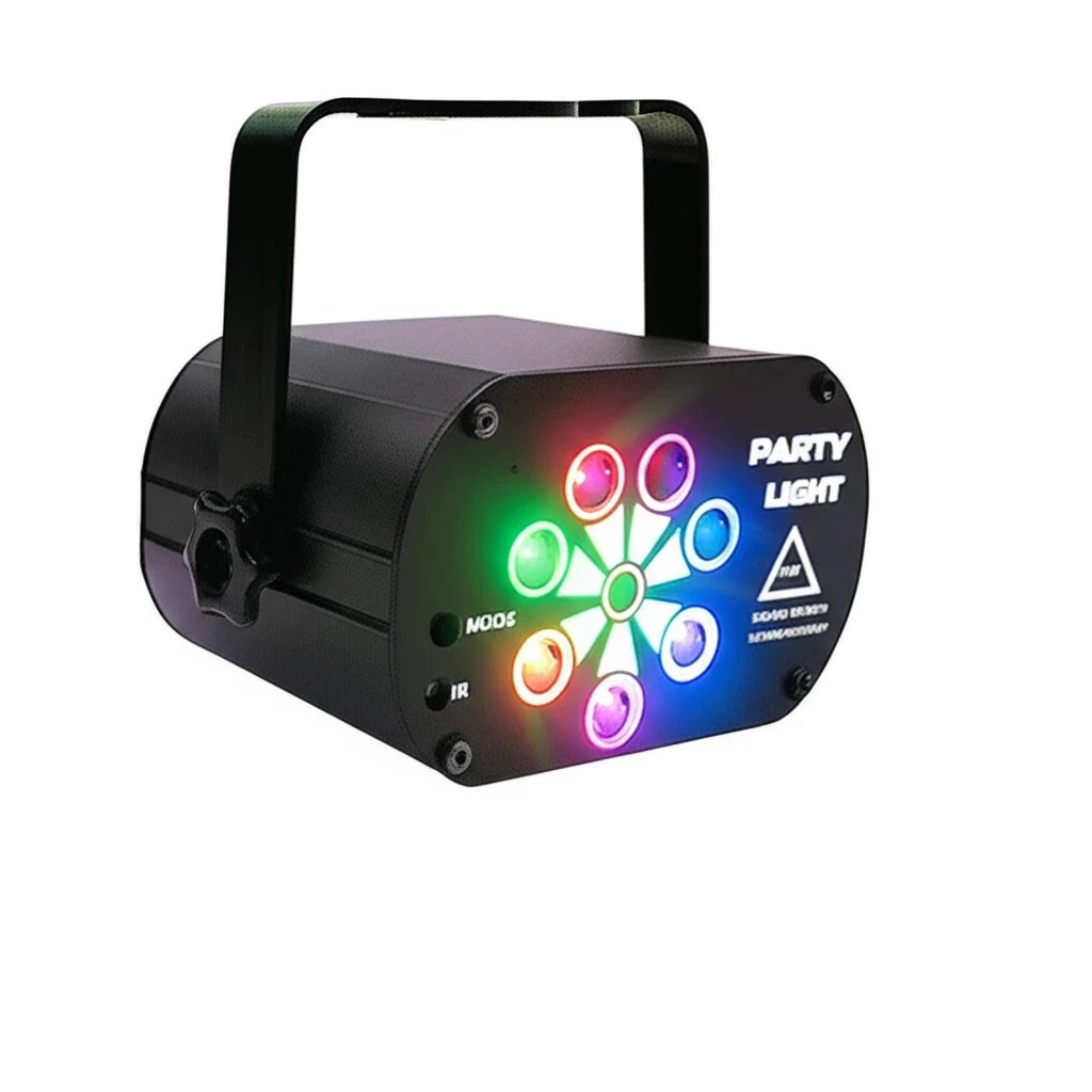 LED Stage Light Laser Projector with Voice Control - Party Lighting - MANDOTOS