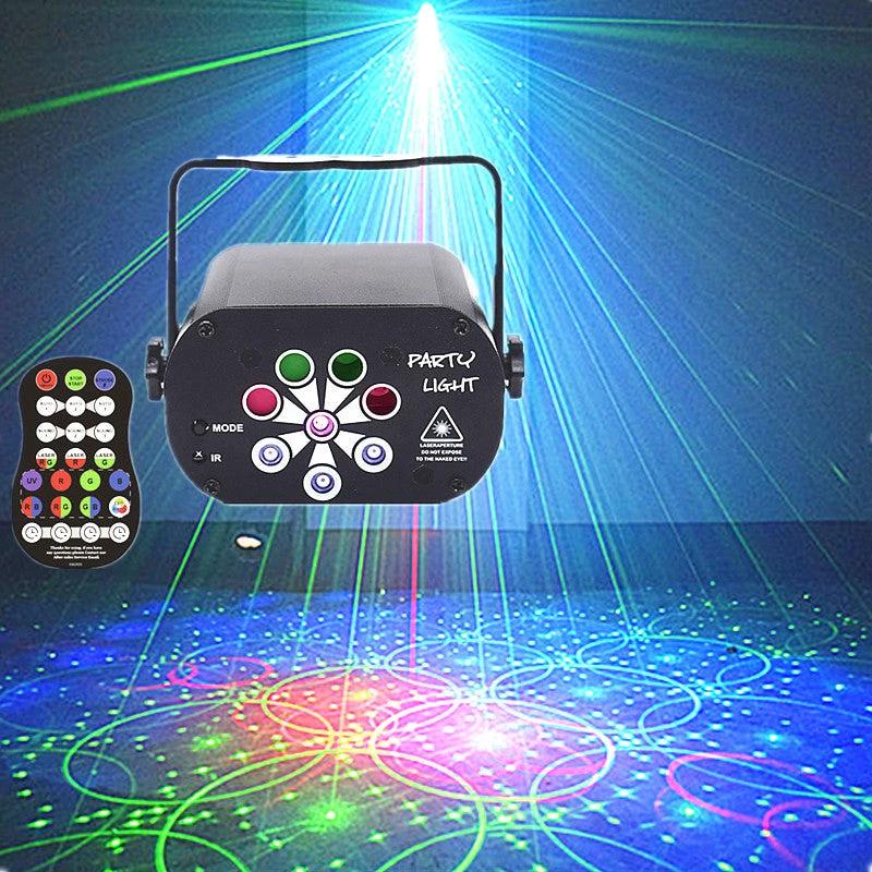 LED Stage Light Laser Projector with Voice Control - Party Lighting - MANDOTOS