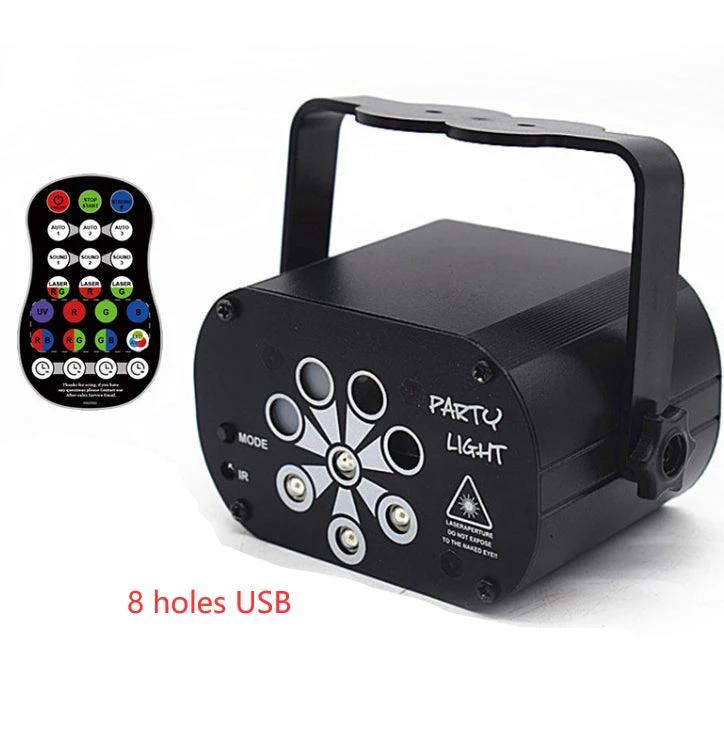 LED Stage Light Laser Projector with Voice Control - Party Lighting - MANDOTOS