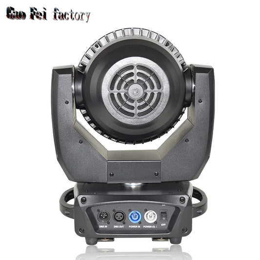 "4-In-1 RGBW LED Zoom Lyre Wash Moving Head DJ Lights with Flight Cases - MANDOTOS"