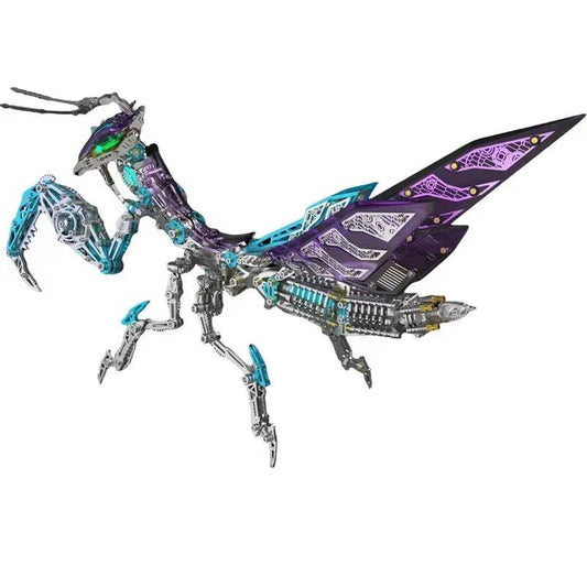 "New Mechanical Praying Mantis Metal DIY Punk Praying Mantis Stainless Steel Insect Assembly 3D Puzzle for Adult and Children - MANDOTOS"