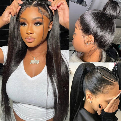 "Full Lace Head Cover with Real Hair - Customizable Elegance - MANDOTOS"