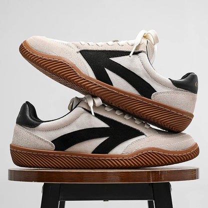 Men's Breathable Canvas Sports Shoes - Lightweight Outdoor Trainers - MANDOTOS