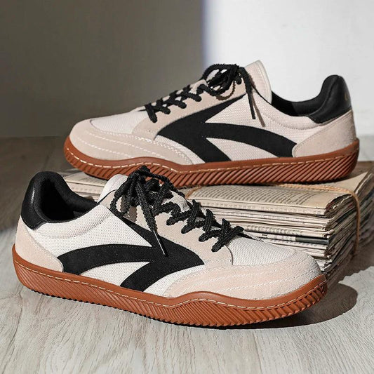 Men's Breathable Canvas Sports Shoes - Lightweight Outdoor Trainers - MANDOTOS