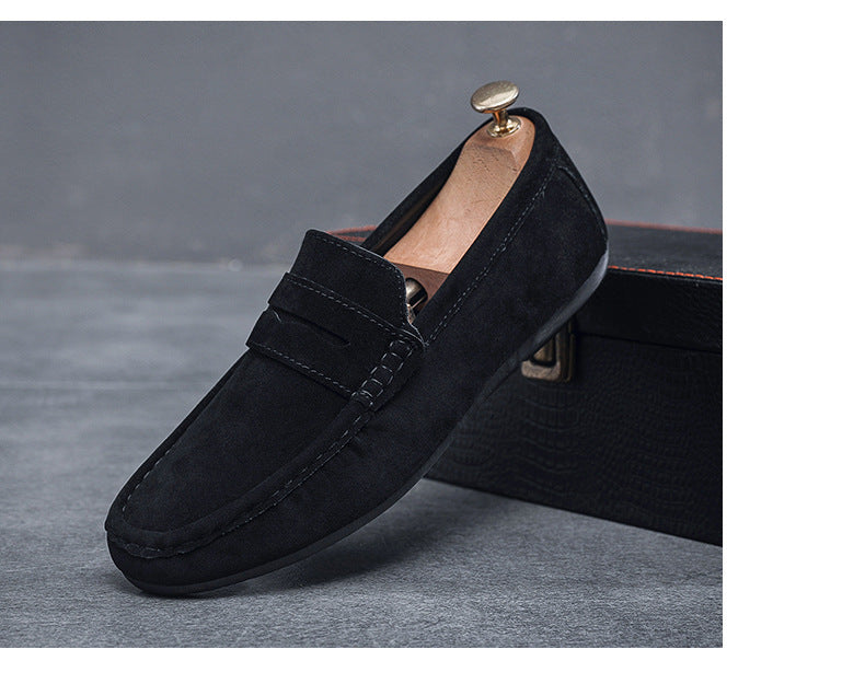 "Stylish Men's Casual Flat Leather Shoes - MANDOTOS"